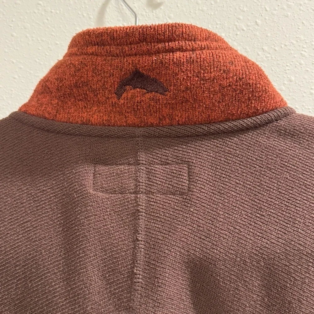 Simms XL Forest Rivershed 1/4 Zip Fleece Sweater Outdoor Fishing Hiking *READ*